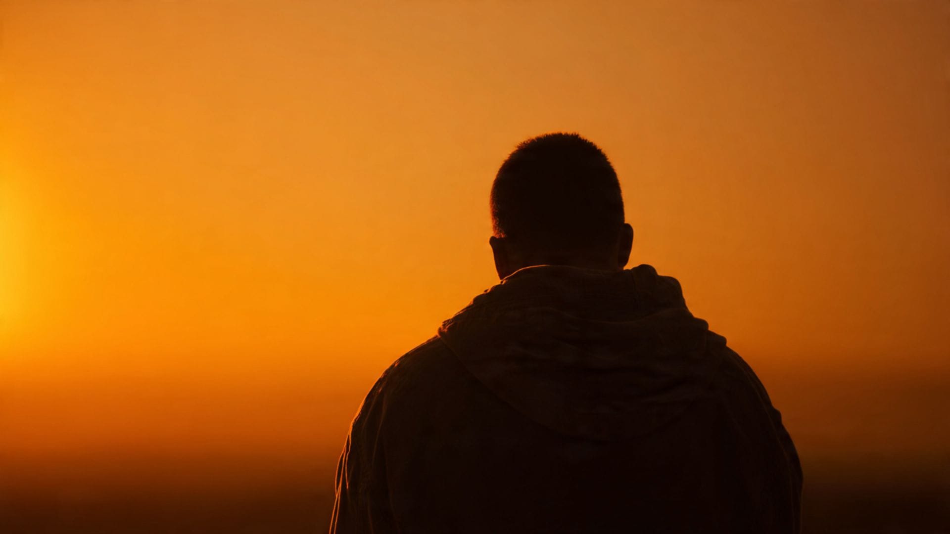 A person Sitting Alone and Overthinking