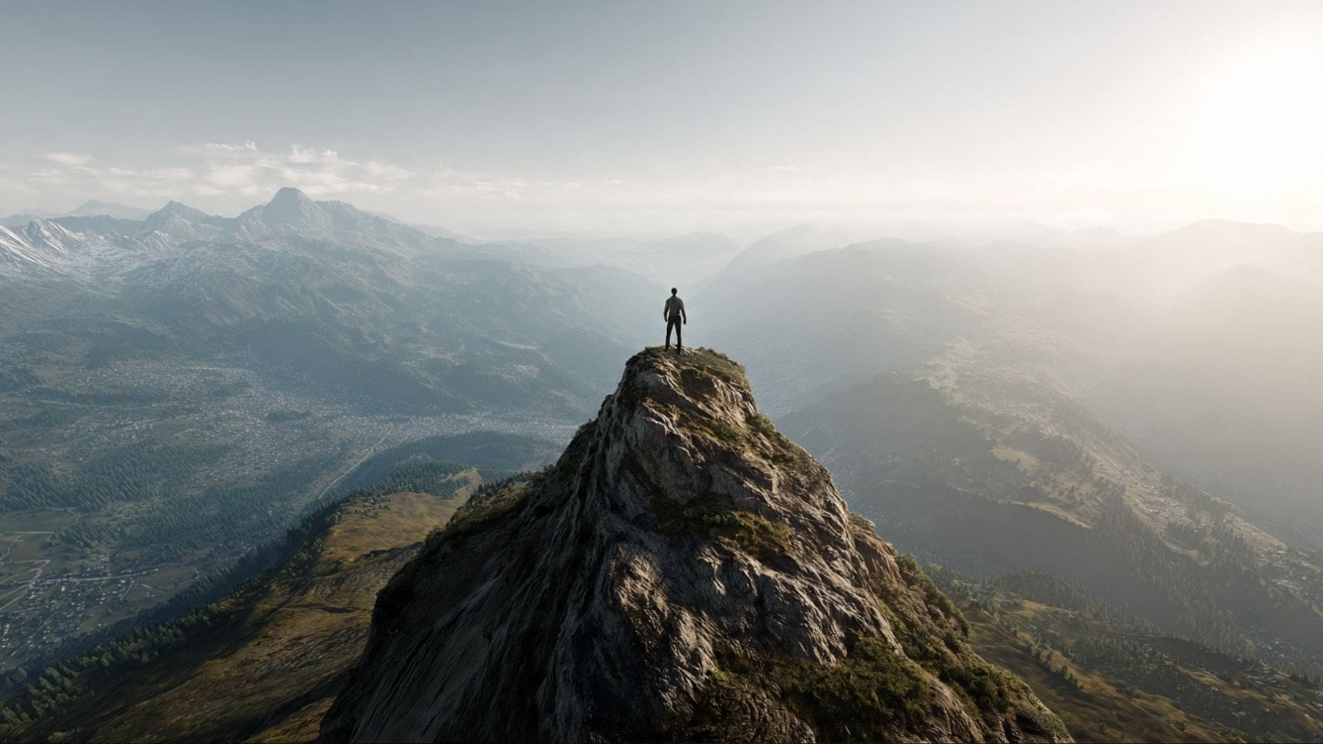 A person top of the mountain, self discipline quotes