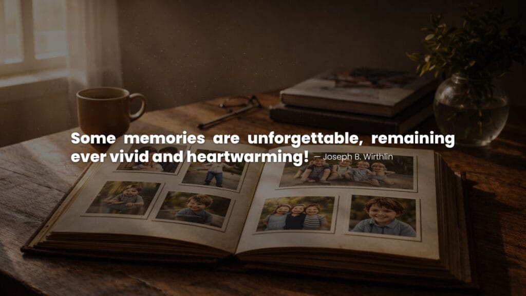 Joseph B. Wirthlin Quotes on Memories