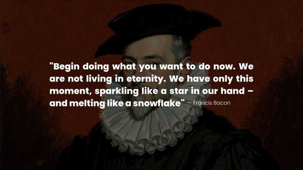 Francis Bacon photo With a quote