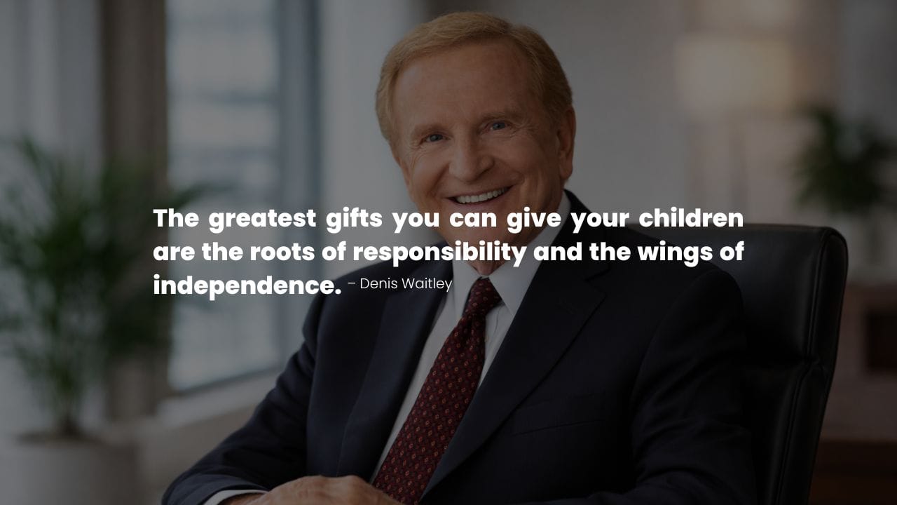 Denis Waitley quote on parent responsibility