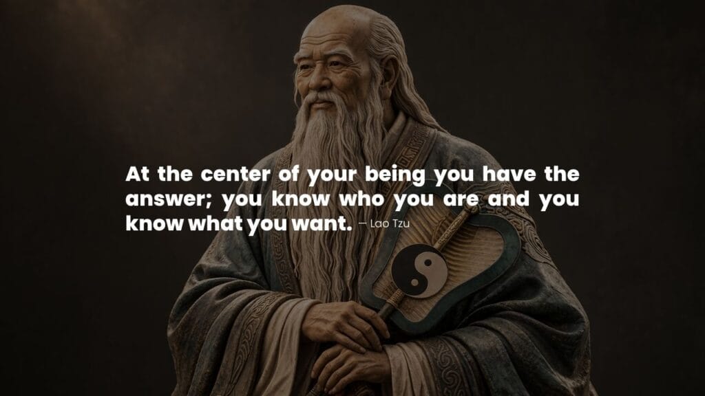 Lao Tzu quote about knowing yourself and inner clarity
