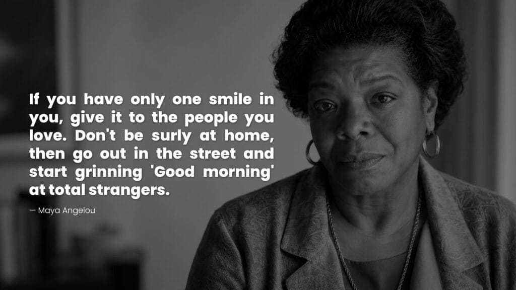 Maya Angelou On Gratitude and Kindness